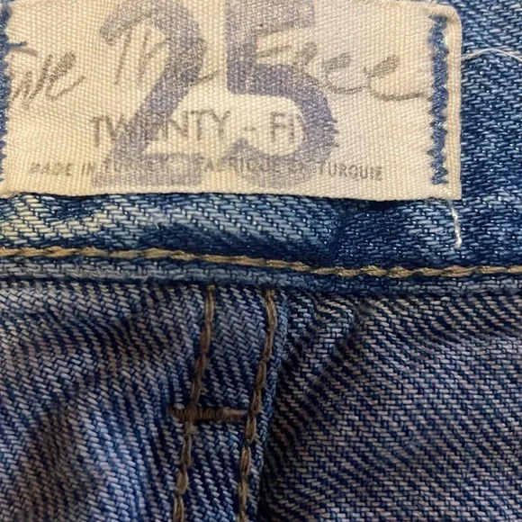 We the free / free people Distressed Blue Jeans - Picture 5 of 6